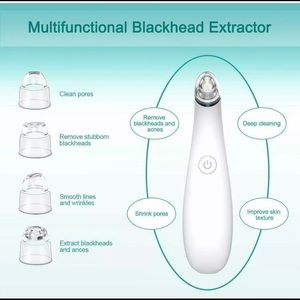 Blackhead Extractor Comedo Suction - Electric Blackhead Removal Vacuum